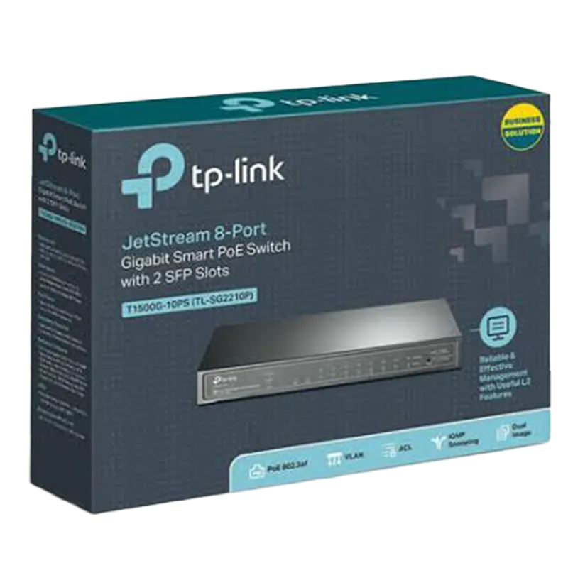 TP-LINK OMADA 10 PORT GIGABIT SMART POE + SWITCH SG2210P Mascom International.webp